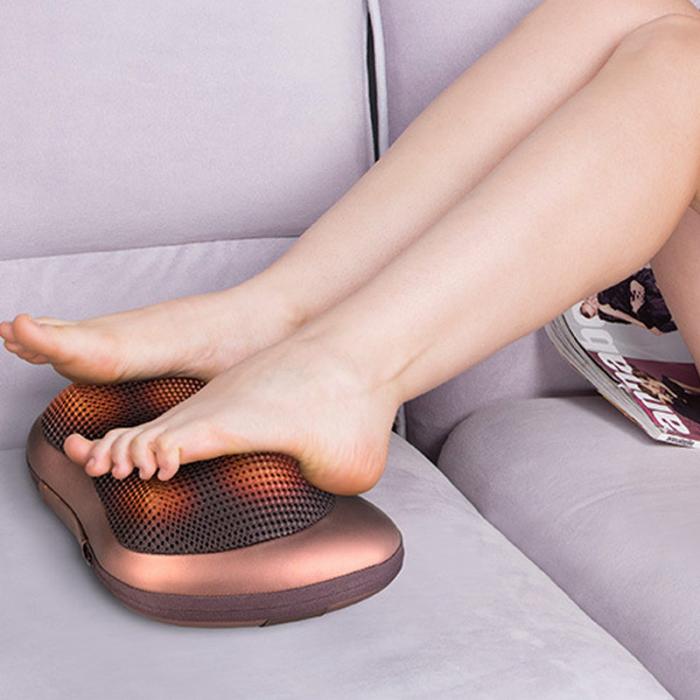 Almofada Massageadora Movimentos Shiatsu Com Cromoterapia –