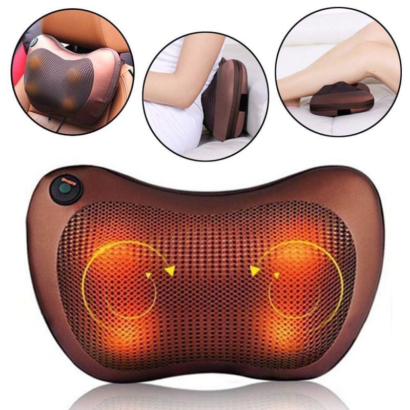Almofada Massageadora Movimentos Shiatsu Com Cromoterapia –