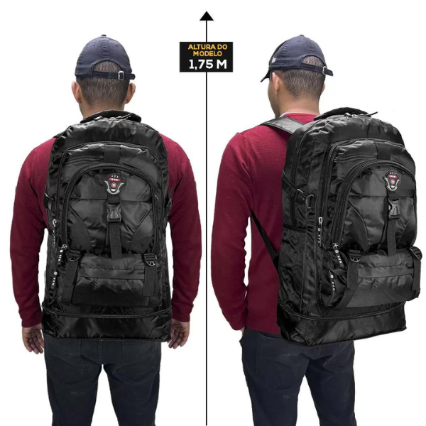 Mochila Big Para Viagem para Acampamento Trilha