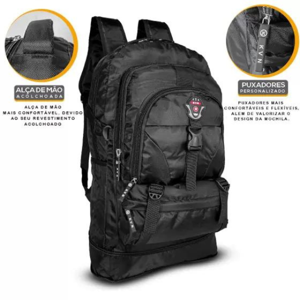 Mochila Big Para Viagem para Acampamento Trilha