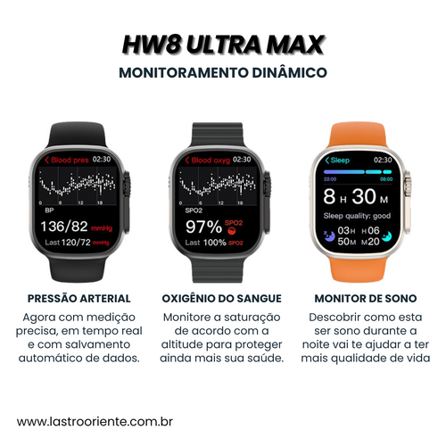HW8 Ultra Série 8 Prova d agua