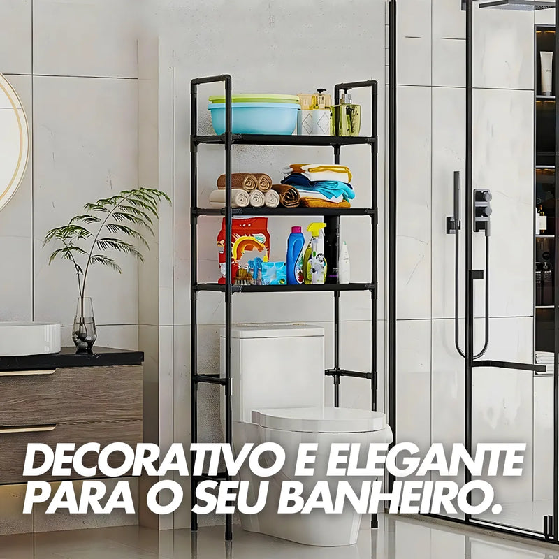 Prateleira de banheiro premium móvel