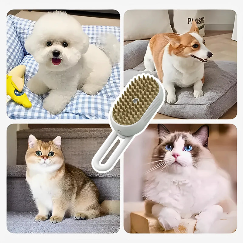 Escova A Vapor Para Pets Primeira Linha