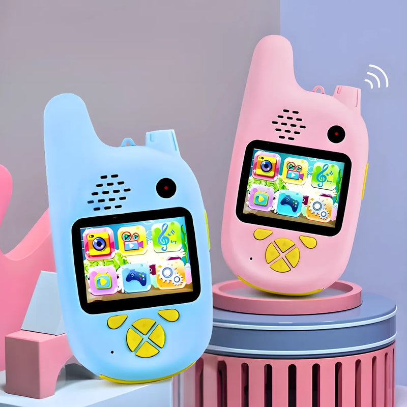 Walkie Talkie Infantil Com Câmera Digital Para Crianças - Pa