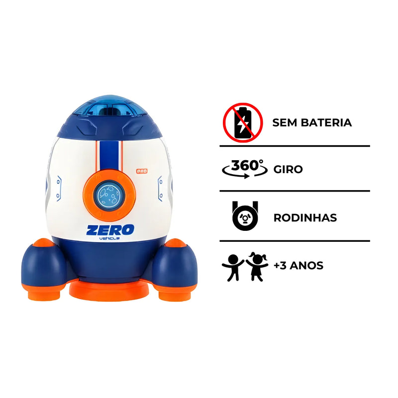 Foguete Espacial Infantil com Astronauta