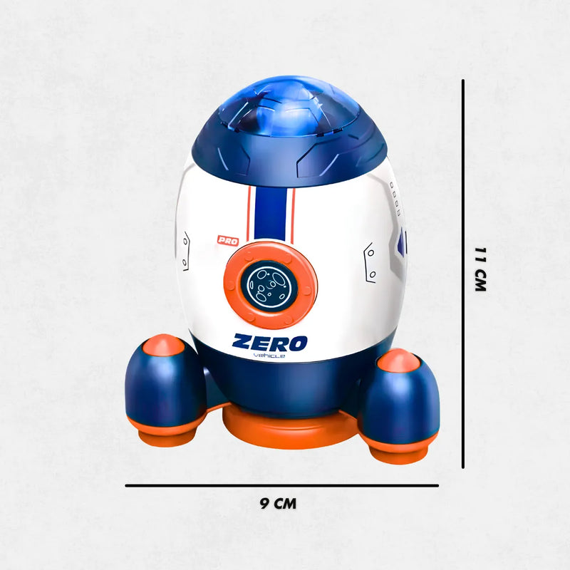 Foguete Espacial Infantil com Astronauta