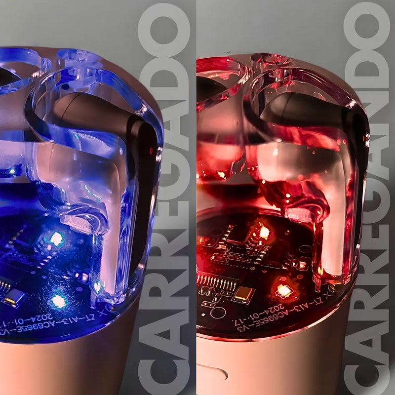 2 em 1 Imperdível! Fone Bluetooth + Caixa de Som S Fio Rosa