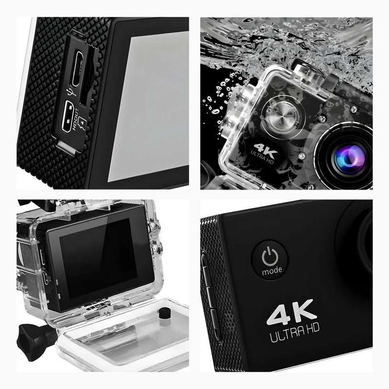 Lançamento Camera Pro 4K Sports ULTRA-HD Wi-fi