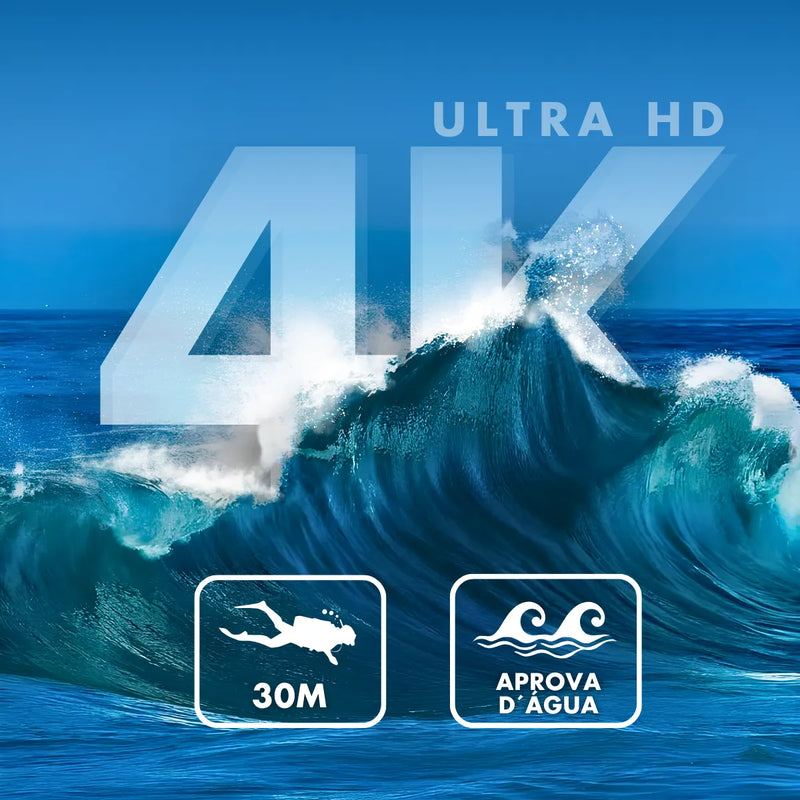 Lançamento Camera Pro 4K Sports ULTRA-HD Wi-fi