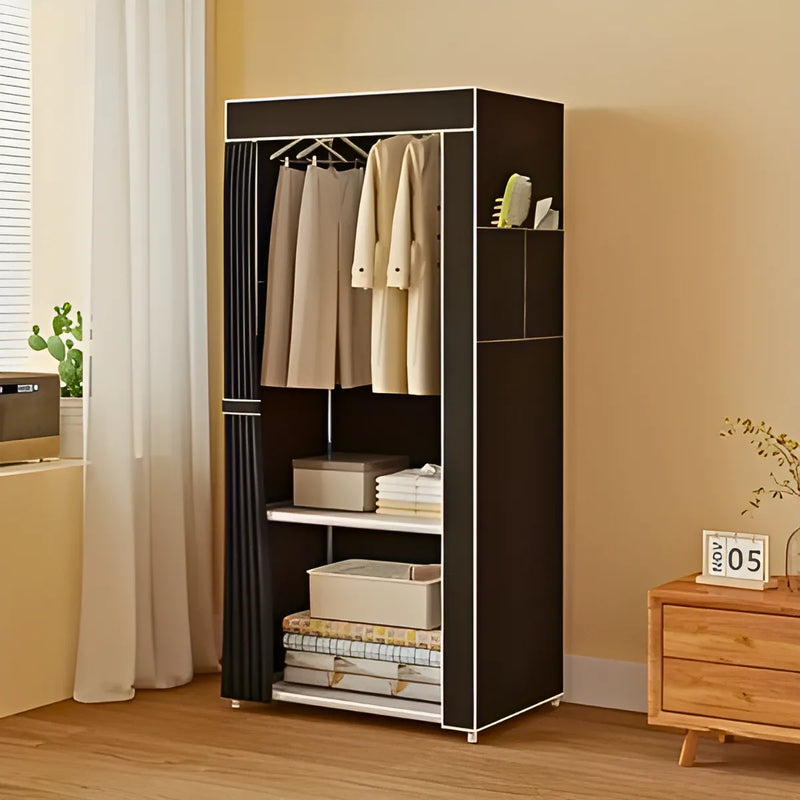 Guarda Roupa Closet Dobrável Organizador com Capa de Tecido