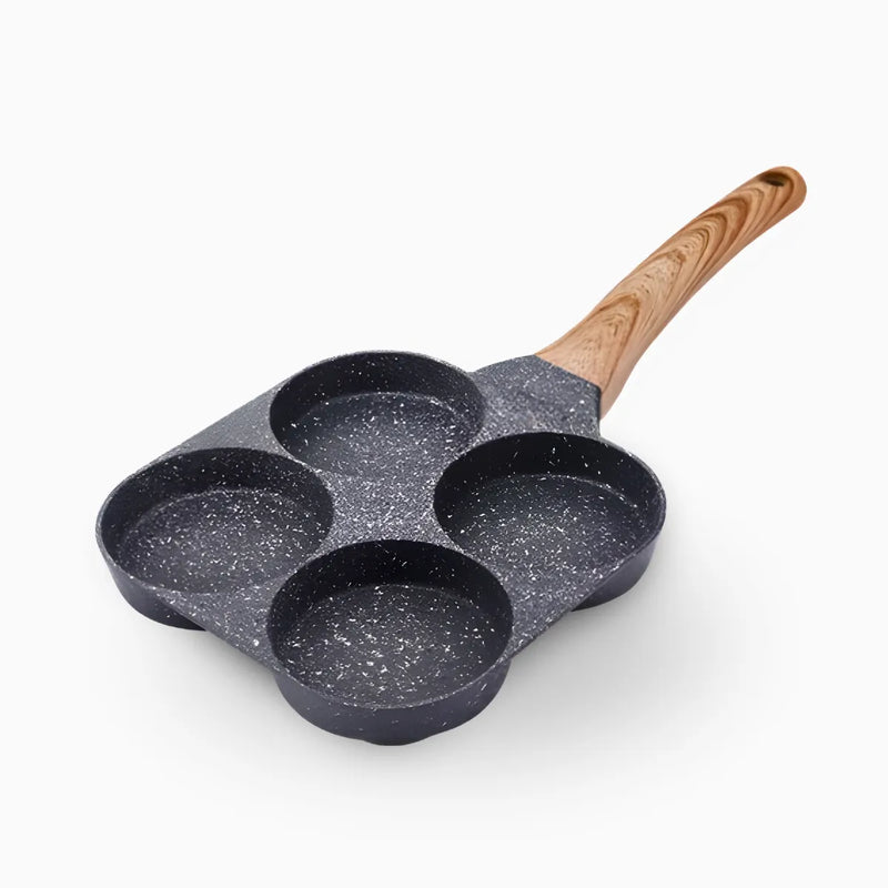 Panela Antiaderente Frigideira 4 Em 1 Para Panquecas Ovos e