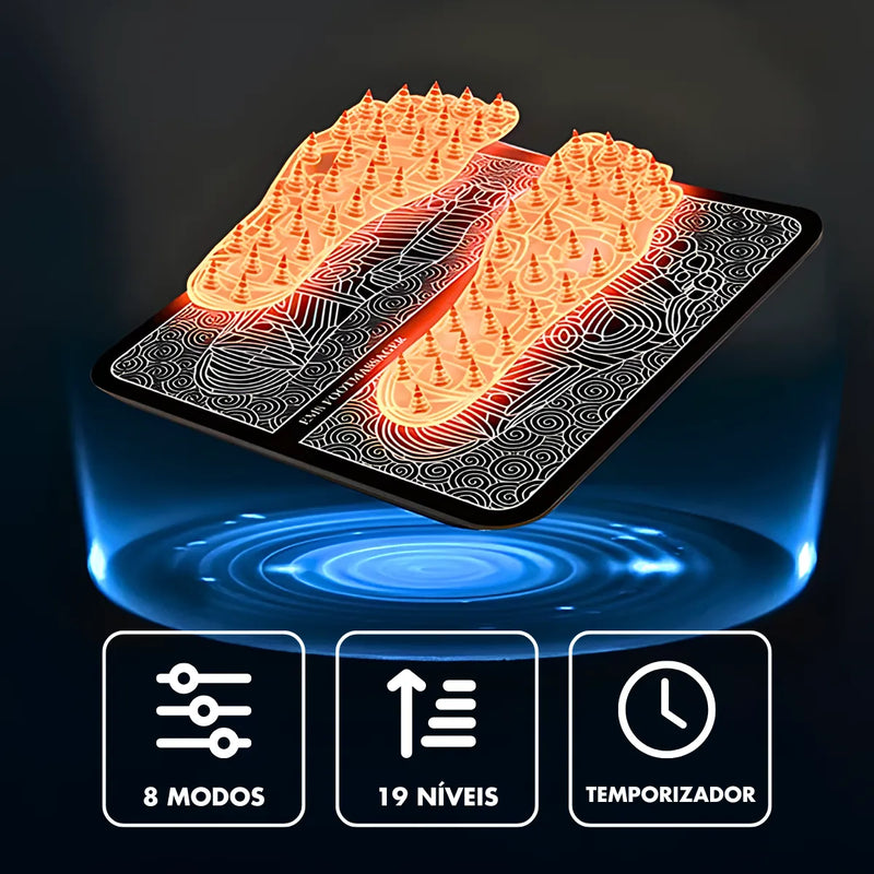 Massageador Para Pés Pernas Ems Magnético Relaxante Pro