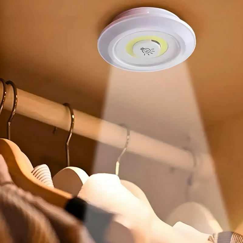 Kit 3 Lâmpadas Luminária Led Controle Sem Fio