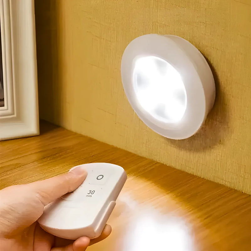 Kit 3 Lâmpadas Luminária Led Controle Sem Fio